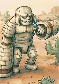 Card art: Golem