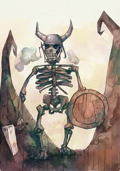 Card art: Orc Skeleton