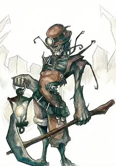 Card art: Shadow Card: Skeleton Worker
