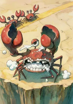 Card art: Crab