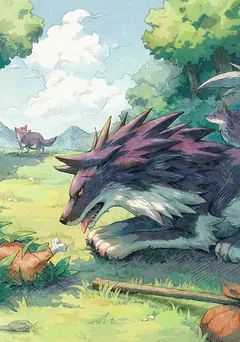 Card art: Vagabond Wolf